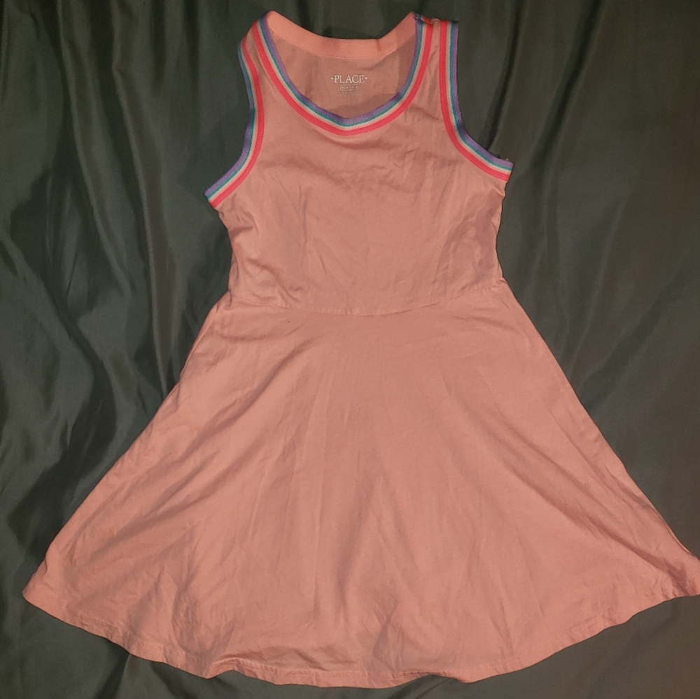 Multicolored Skater Dress sz 7/8